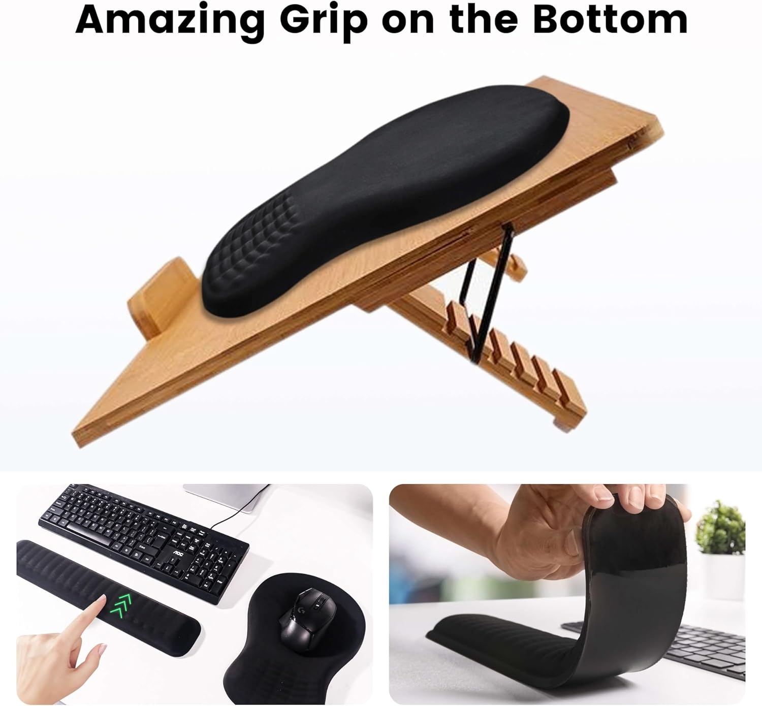 image:imageMEKASS Ergonomic Mouse Pad and Keyboard Wrist Rest Set Super Soft Memory Foam Desk Wrist Support for Computer Keyboard NonSlip Arm Palm Rests Cushion for Typing Gaming Office Light Pink MarbleMk09light Pink Marble