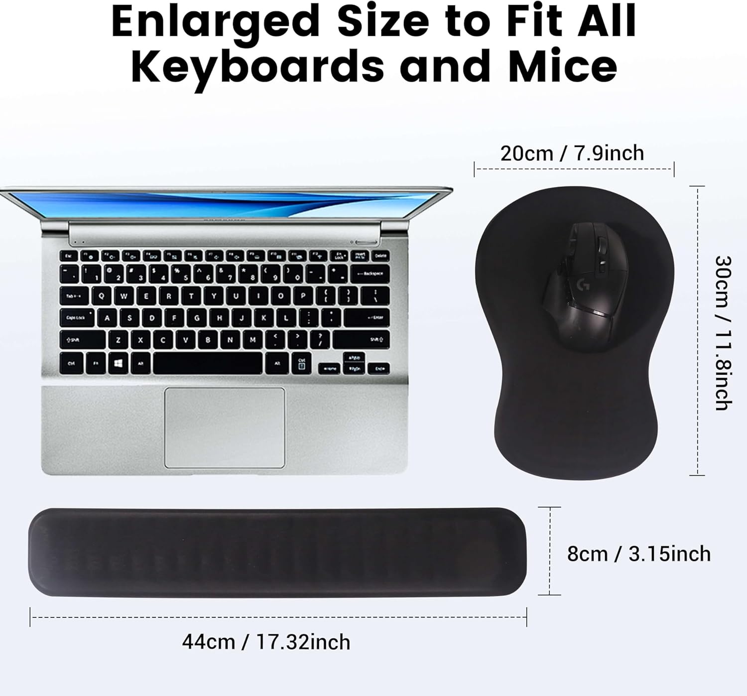 image:imageMEKASS Ergonomic Mouse Pad and Keyboard Wrist Rest Set Super Soft Memory Foam Desk Wrist Support for Computer Keyboard NonSlip Arm Palm Rests Cushion for Typing Gaming Office Light Pink MarbleMk09light Pink Marble