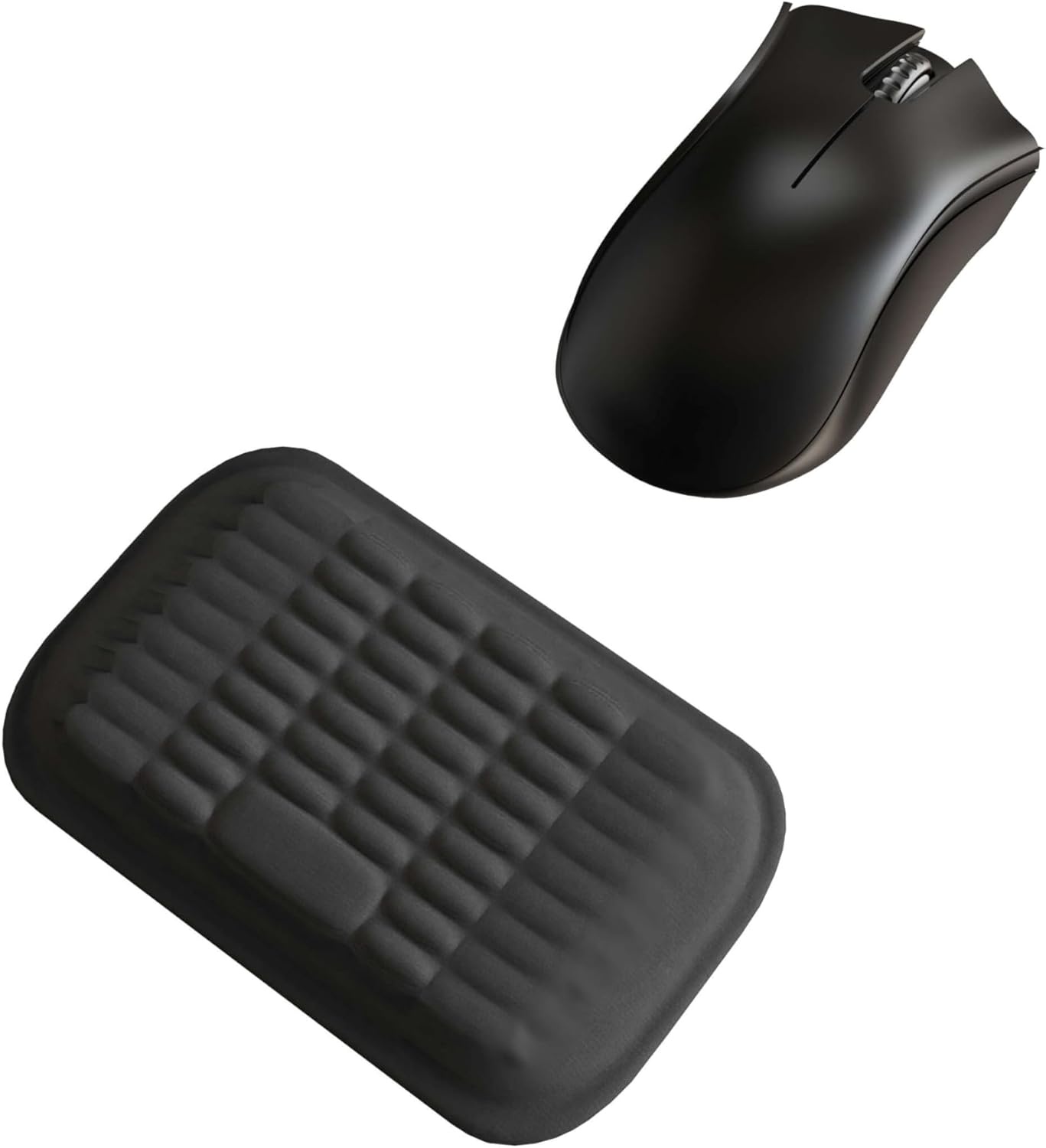 image:imageMEKASS Ergonomic Mouse Wrist Rest Premium Memory Foam Mouse Wrist Pad Support Relieve Wrist Pain for Long Hours of Work Gaming Classic BlackBlack