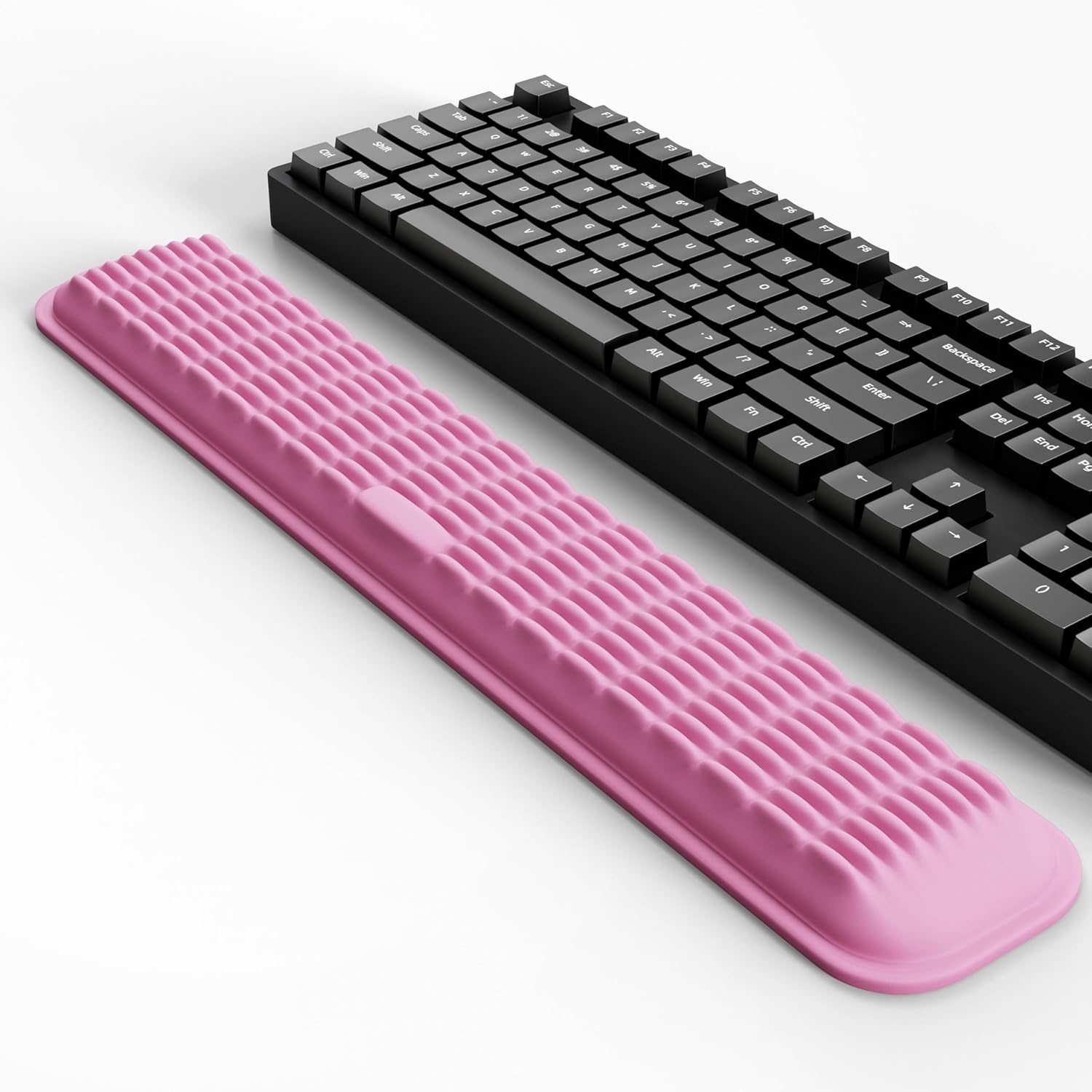 image:imageMEKASS Ergonomic Mouse Wrist Rest Premium Memory Foam Mouse Wrist Pad Support Relieve Wrist Pain for Long Hours of Work Gaming Classic BlackPink