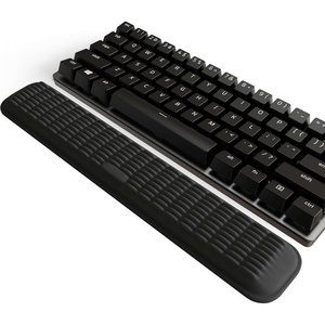 image:imageMEKASS Ergonomic Mouse Wrist Rest Premium Memory Foam Mouse Wrist Pad Support Relieve Wrist Pain for Long Hours of Work Gaming Classic BlackBlack