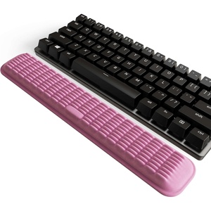 image:imageMEKASS Ergonomic Mouse Wrist Rest Premium Memory Foam Mouse Wrist Pad Support Relieve Wrist Pain for Long Hours of Work Gaming Classic BlackPink