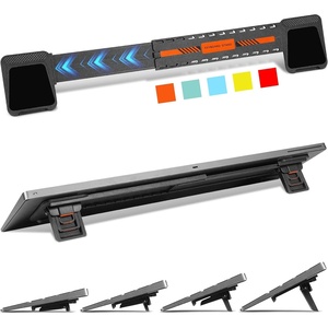 image:imageMEKASS Computer Keyboard Stand for Desktop Adjustable Keyboard Riser Extendable Holder Non Slip Ergonomic Office Desk Accessories for FlatBack Keyboard Only OrangeOrange